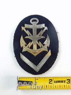 German Germany WW1 WW2 Navy Naval Kriegsmarine NCO Badge Patch A