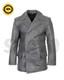 German Grey Leather U-Boat Jacket WW2 Kriegsmarine Repro Coat All Sizes New