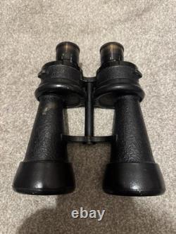 German Kriegsmarine Beh 7x50 Binoculars WW2 Uboat Rubber Armoured Original