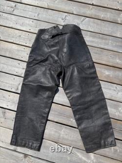 German Kriegsmarine Leather Pants