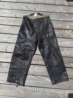 German Kriegsmarine Leather Pants