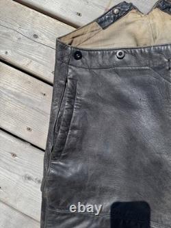 German Kriegsmarine Leather Pants