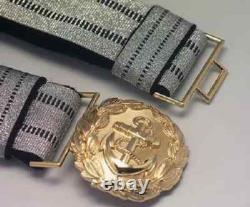 German Kriegsmarine Officers Brocade Belt and Buckle