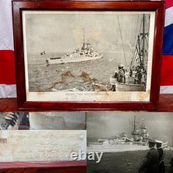 German Kriegsmarine Officers Mess Battleship Gneisenau Photograph Rouen 1944