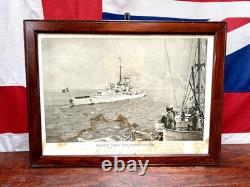 German Kriegsmarine Officers Mess Battleship Gneisenau Photograph Rouen 1944