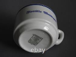 German Kriegsmarine U-boat flotilla Weddigen MARKED BAUSCHER WEIDEN COFFEE CUP