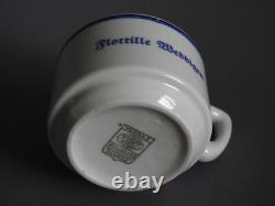 German Kriegsmarine U-boat flotilla Weddigen MARKED BAUSCHER WEIDEN COFFEE CUP
