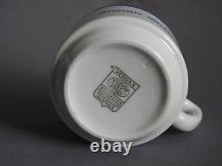 German Kriegsmarine U-boat flotilla Weddigen MARKED BAUSCHER WEIDEN COFFEE CUP