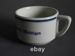 German Kriegsmarine U-boat flotilla Weddigen MARKED BAUSCHER WEIDEN COFFEE CUP