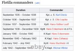 German Kriegsmarine U-boat flotilla Weddigen MARKED BAUSCHER WEIDEN SALAD PLATE German Kriegsmarine U-boat flotilla Weddigen MARKED BAUSCHER WEIDEN SALAD PLATE