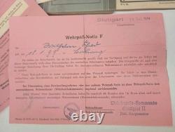 German Navy 1917 WW1 Militärpass And WW2 Wehrpass for Kriegsmarine WILHELM SCHAD