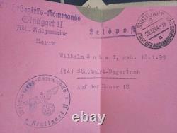 German Navy 1917 WW1 Militärpass And WW2 Wehrpass for Kriegsmarine WILHELM SCHAD