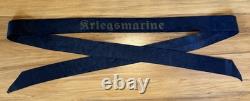 German Navy Kriegsmarine Cap Tally