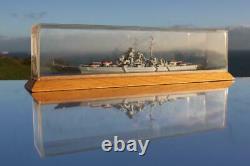 German Navy Kriegsmarine Fine Cased 10 Model Ship Bismarck Ww2