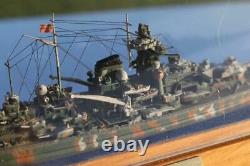 German Navy Kriegsmarine Fine Cased 10 Model Ship Tirpitz Ww2