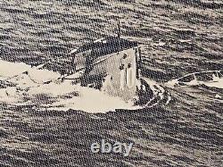 German Navy Kriegsmarine U-Boat Photo U-10 Surfacing Submarine 4 X 6 Original