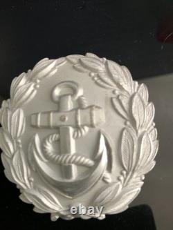 German Navy Kriegsmarine officer parade belt buckle silver tone WW2 3