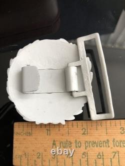 German Navy Kriegsmarine officer parade belt buckle silver tone WW2 3