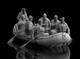 German Navy Sailors Inflatable Boat WW2 135 Resin 3D Printed