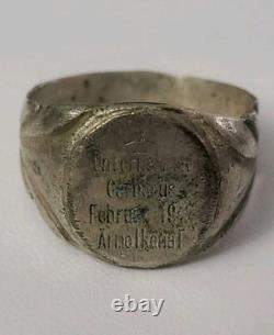 German Navy WW2 1942 Operation Cerberus Kriegsmarine Ring