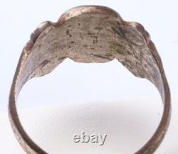 German Ring war period WW2 Kriegsmarine WWII Navy U-boat Anchor U-boor Skull