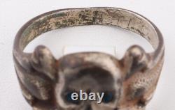 German Ring war period WW2 Kriegsmarine WWII Navy U-boat Anchor U-boor Skull