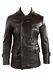 German Submariner WW2 Vintage Mens Boat Reefer Cowhide Black Leather Jacket/Coat