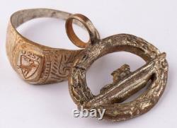 German U-boat ring U257 Wolf Dog WW2 naval submarine U-Boot Kriegsmarine Navy WW