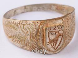 German U-boat ring U257 Wolf Dog WW2 naval submarine U-Boot Kriegsmarine Navy WW