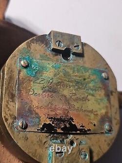 German WW2 German destroyer Z22 Anton Schmitt Kriegsmarine brass compass