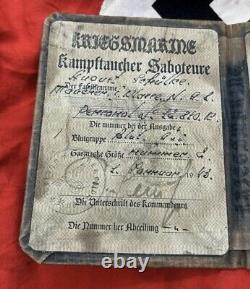 German WW2 Kriegsmarine ID book