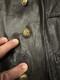 German WW2 Kriegsmarine Leather Officers Submarine Deck Jacket