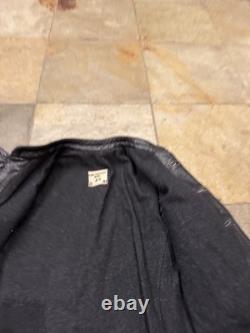 German WW2 Kriegsmarine Leather Officers Submarine Deck Jacket