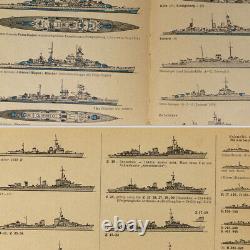 German WW2 Kriegsmarine+Luftwaffe vessel list of their fate /w 200+ sketches