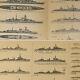 German WW2 Kriegsmarine+Luftwaffe vessel list of their fate /w 200+ sketches