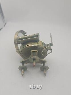 German WW2 Kriegsmarine U-48 submarine Herbert Shultze Brass compass on tripod