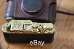 German WW2 Leica German Kriegsmarine Navy Camera Wetzlar With Case & Strap