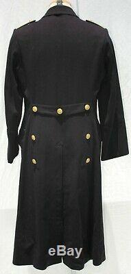 German WWII ORIGINAL Kriegsmarine Officers Named and Dated Greatcoat