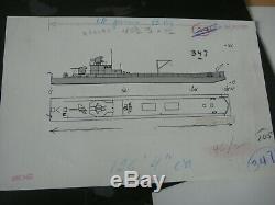 German WWII Secret Command Documents Kriegsmarine Navy Ship Blueprints Photos