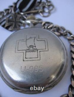 German Watch Pocket Uboot Submarine U-995 Kriegsmarine WW2