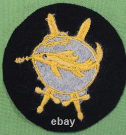German World War II Naval Kriegsmarine Small Battle Unit Sawfish Badge #2