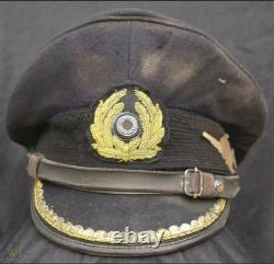 German Wwii Ww2 Navy Blue Kriegsmarine Navy Officer Cap Hat U-96