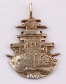 German battleship WW2 Wehrmacht WWII Pendant 800 Silver Kriegsmarine Navy Marine