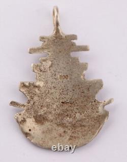 German battleship WW2 Wehrmacht WWII Pendant 800 Silver Kriegsmarine Navy Marine