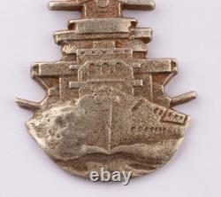 German battleship WW2 Wehrmacht WWII Pendant 800 Silver Kriegsmarine Navy Marine