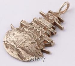 German battleship WW2 Wehrmacht WWII Pendant 800 Silver Kriegsmarine Navy Marine