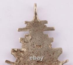 German battleship WW2 Wehrmacht WWII Pendant 800 Silver Kriegsmarine Navy Marine