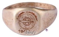 German navy 800 silver WWII Ring Torpedo mechanic 1941-42 Kriegsmarine WW2 Germa