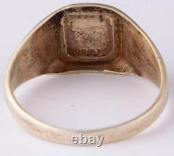 German navy 800 silver WWII Ring Torpedo mechanic 1941-42 Kriegsmarine WW2 Germa