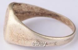 German navy 800 silver WWII Ring Torpedo mechanic 1941-42 Kriegsmarine WW2 Germa